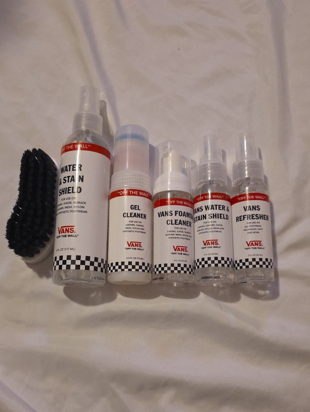 Vans Footwear Care Kit – White/Clear Cleaning & Protection Set